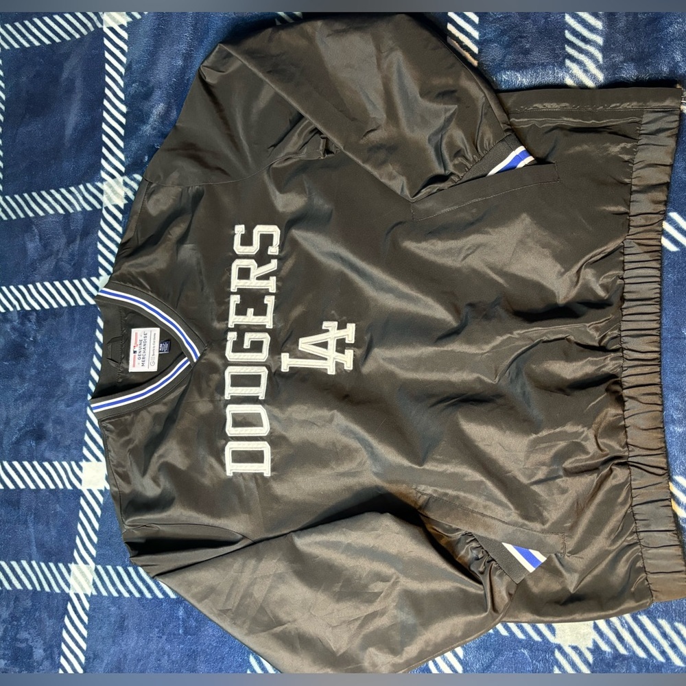 LA dodgers crew neck windbreaker XL